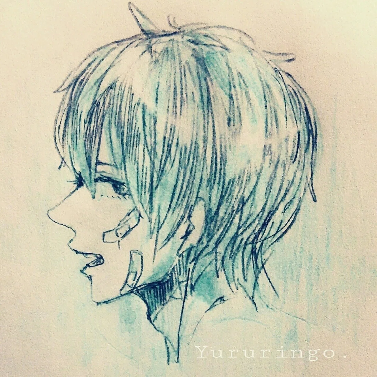 青シャー芯 オカユウリ Note
