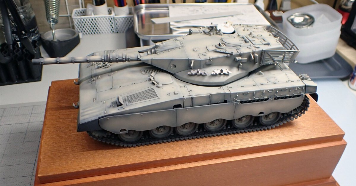 ロープは水糸にかぎる：タミヤ 1/35 メルカバ MK.1（前編