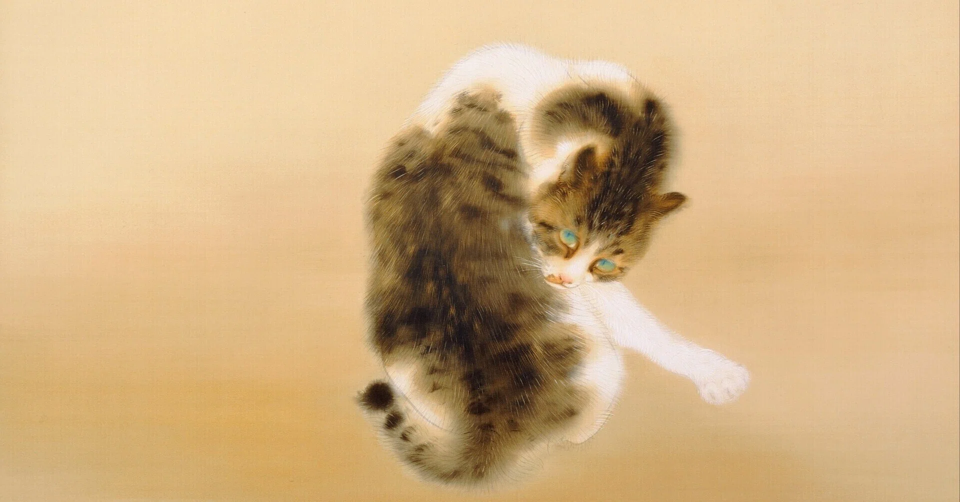 栖鳳『班猫』一目惚れから生まれた傑作、巨匠の筆が紡ぐ“生きた”猫の姿
