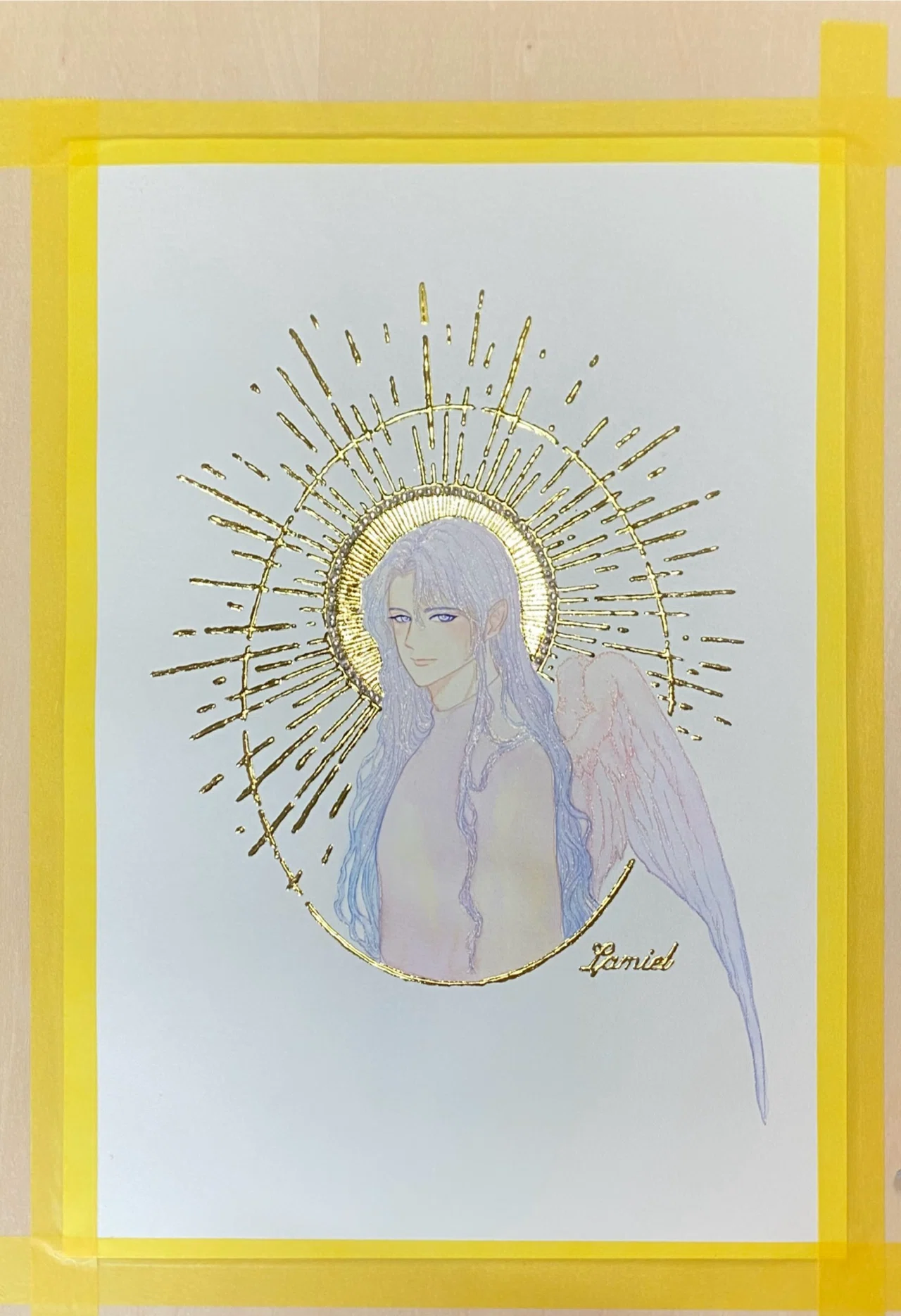 「七つ星の願い」八角形板絵テンペラ画 黄金テンペラ画の展示を見に行ったらすごかった話｜Lamiel
