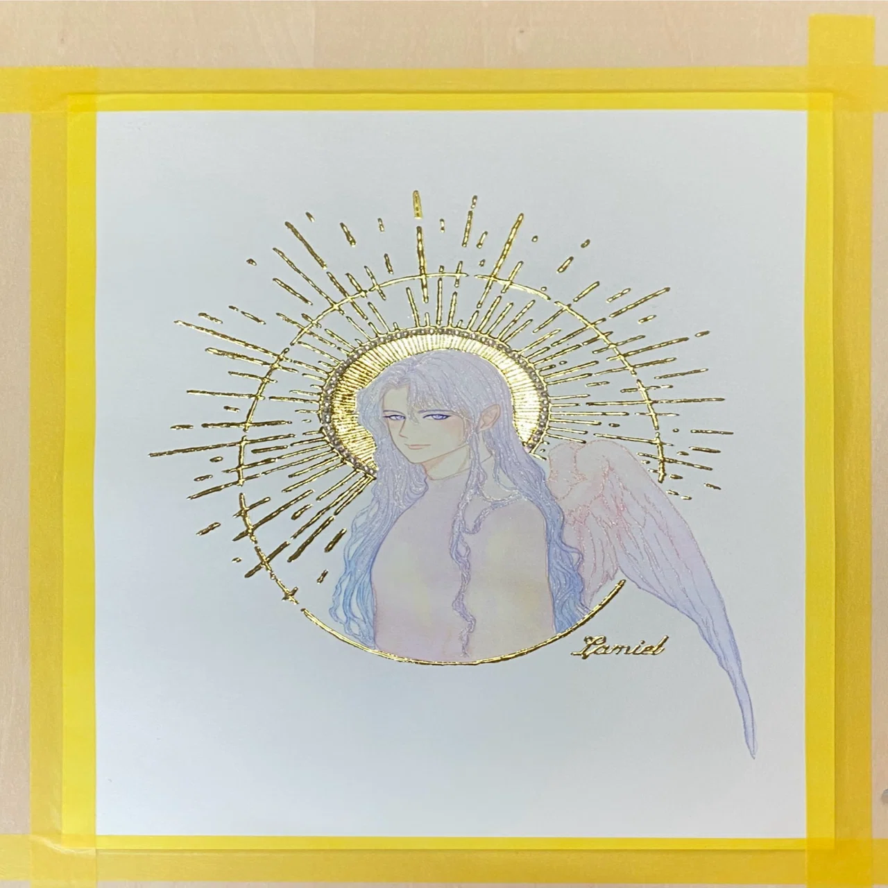 「七つ星の願い」八角形板絵テンペラ画 黄金テンペラ画の展示を見に行ったらすごかった話｜Lamiel