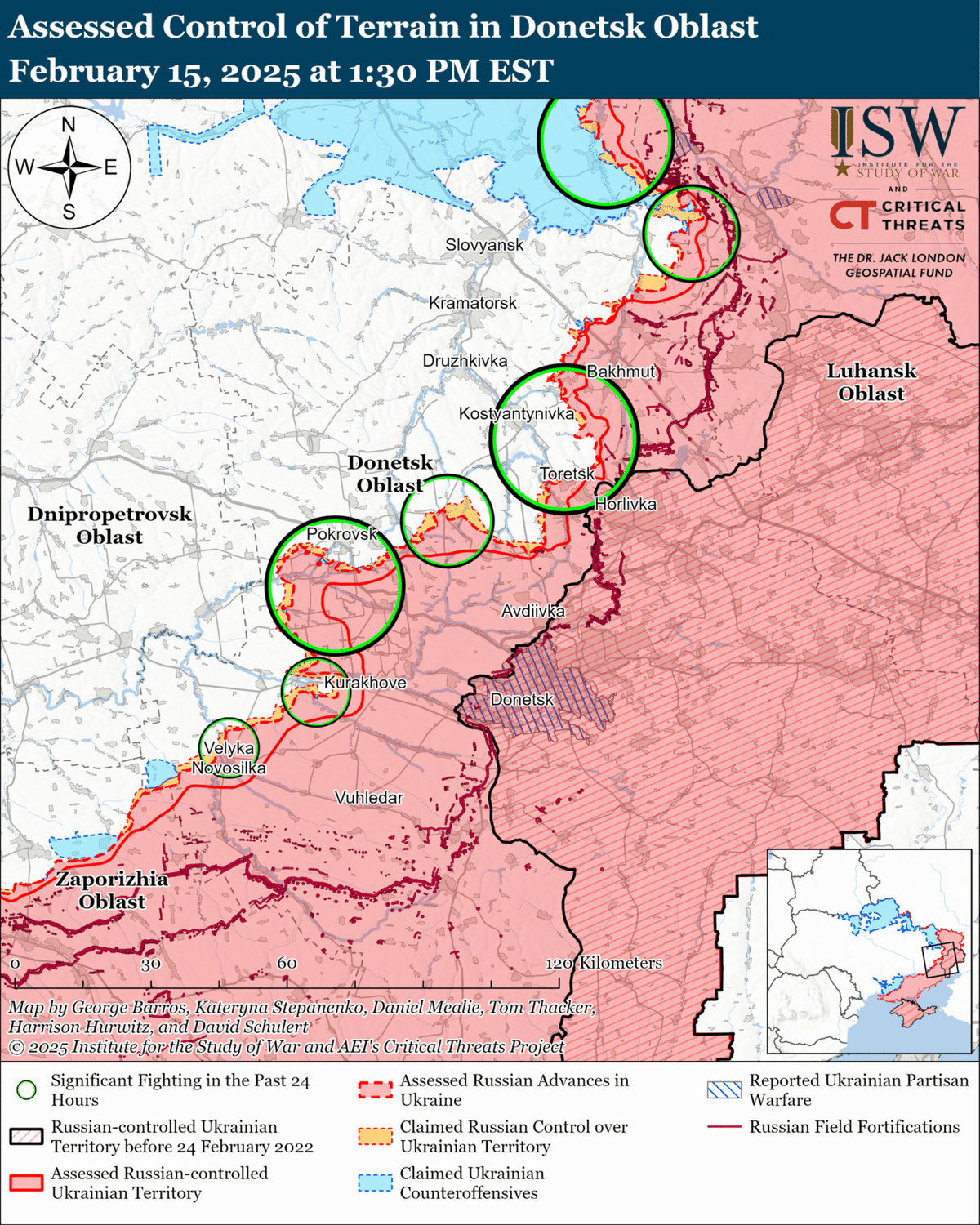 【抄訳】戦争研究所「ロシアによる攻勢戦役評価」2025.02.15 - ロシア軍の部隊移動と同軍の2025年春季・夏季攻勢の目標地域