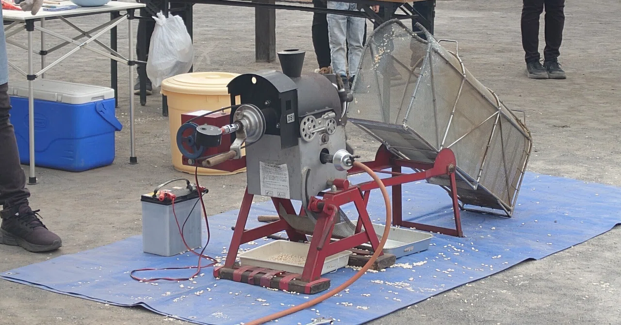 再出品、手動ポン菓子製造機！ 道具】ポン菓子製造機｜Daisuke Yamakata（山肩大祐）