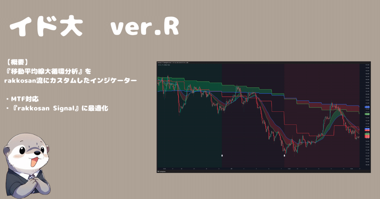 トレーディングビュー】移動平均線大循環分析をrakkosan流にカスタムした『イド大 ver.R』｜rakkosan