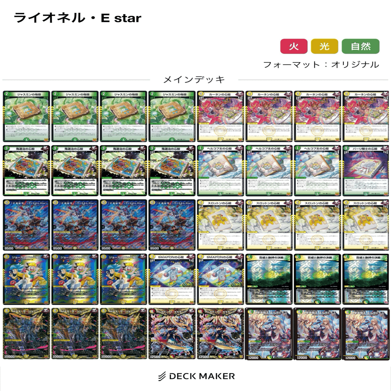 ただ好きなカードでデッキを組む」