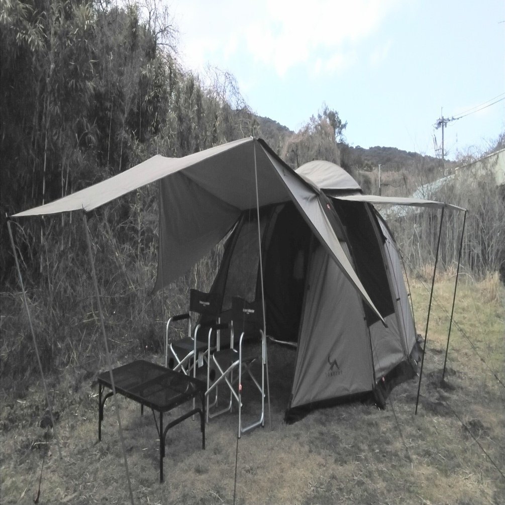 TOMOUNT トンネルテント グレー Tomount トンネルテントV4｜尾上祐一郎(テントバカ)