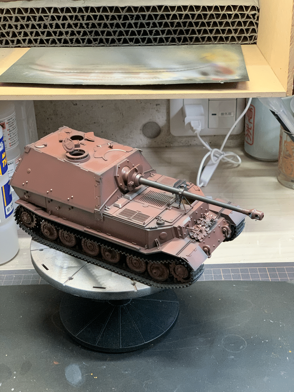 タミヤ 1/35 マスターワークコレクション エレファント (完成品