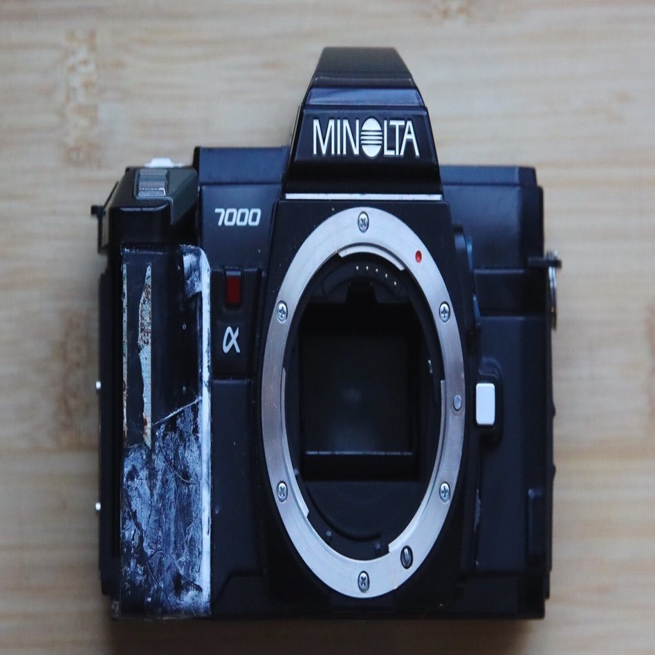 ミノルタα7000をメンテナンス｜絞り開放戦線
