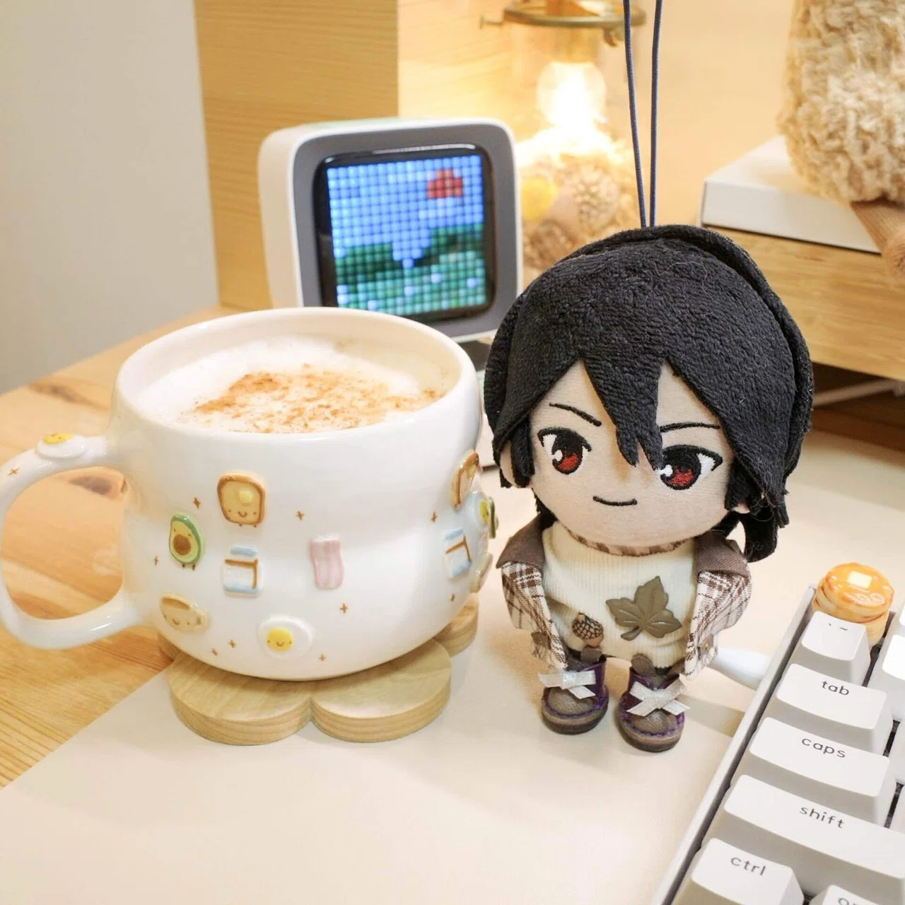 ぬいぐるみと楽しむ、おうちカフェ｜ハチ(ユリ)