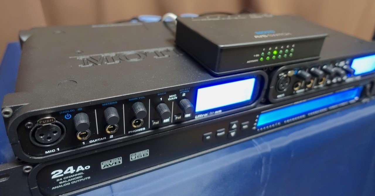 MOTU AVB製品レポート｜tidbit inc.