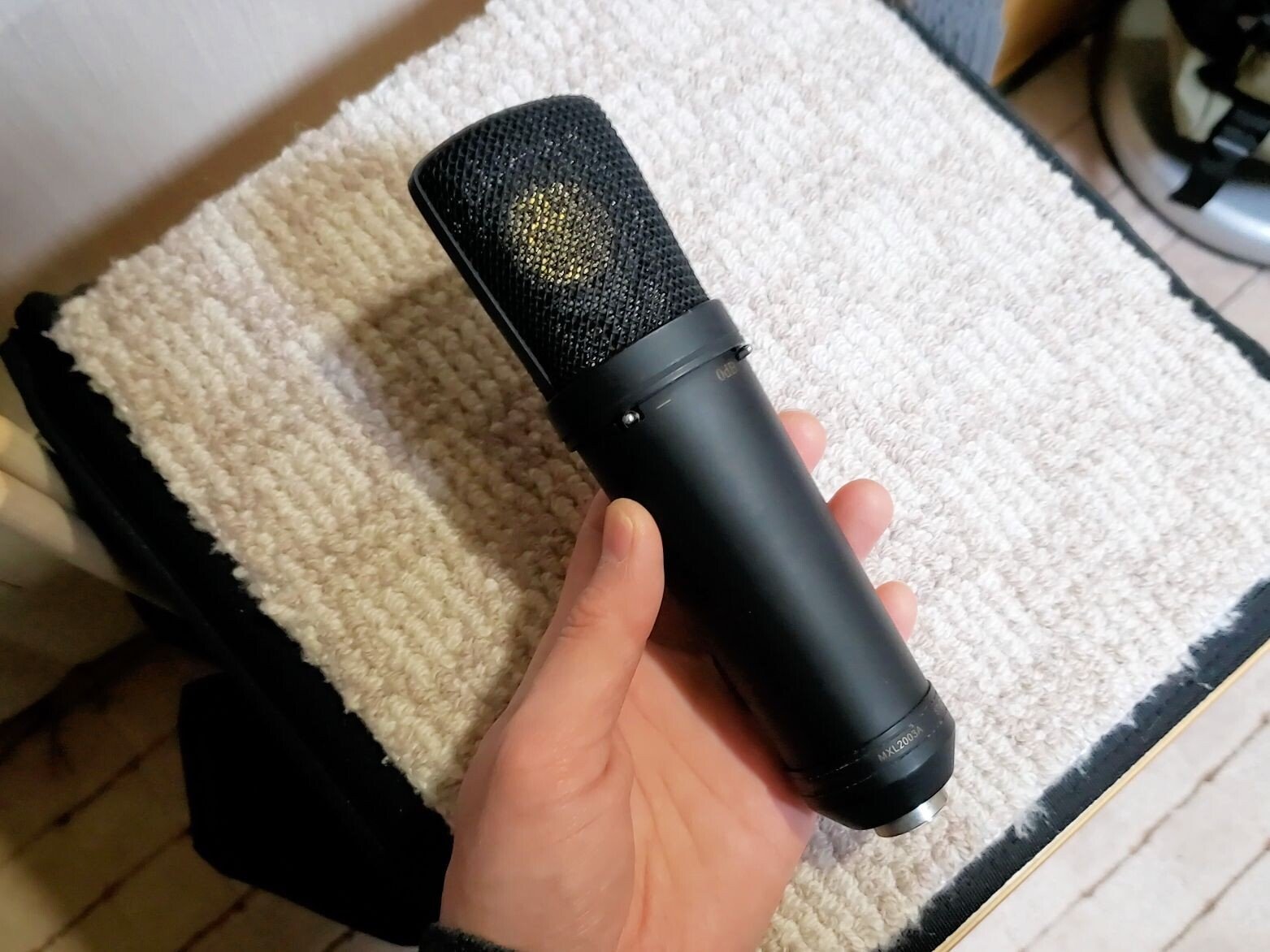 個人ブログを更新。ジャンク品で手に入れたコンデンサーマイク「MXL