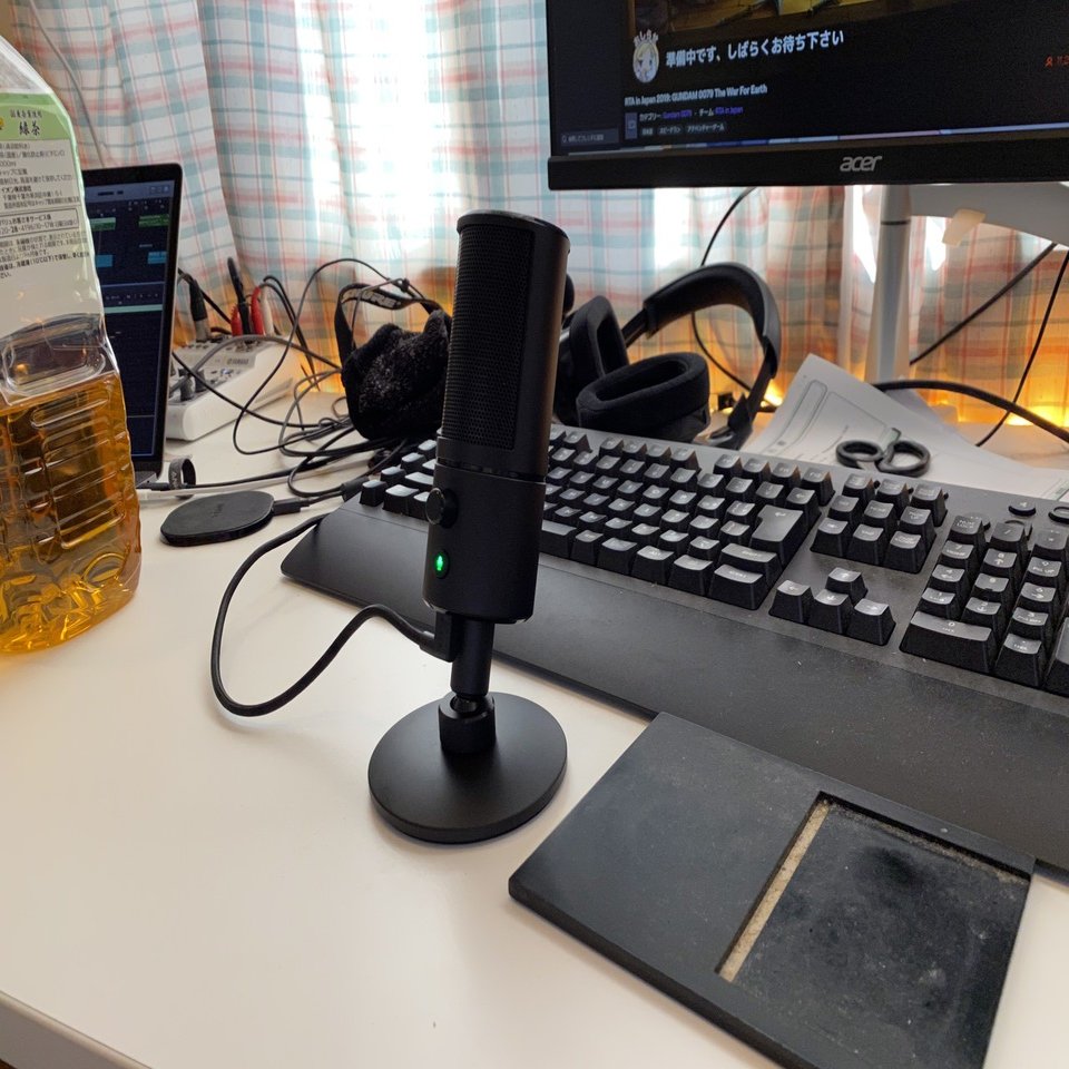 Razer Seiren Xを設置してみたので、マイクの違いについて解説する 