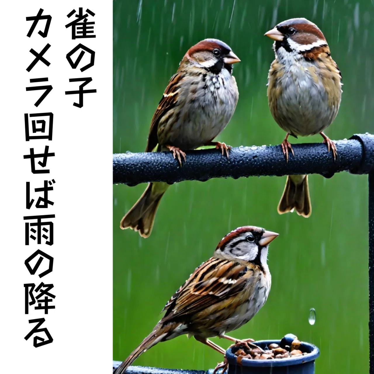 俳句 雀の子|北大路京介