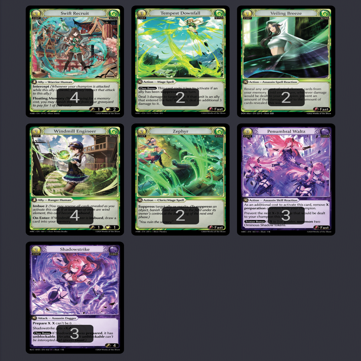grand archive TCG】regional20250215①デッキ作成｜ハイタデンカ