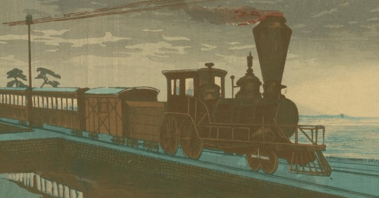 木版画 小林清親 「高輪牛町朧月景」 高輪牛町朧月景 横浜美術館コレクション検索