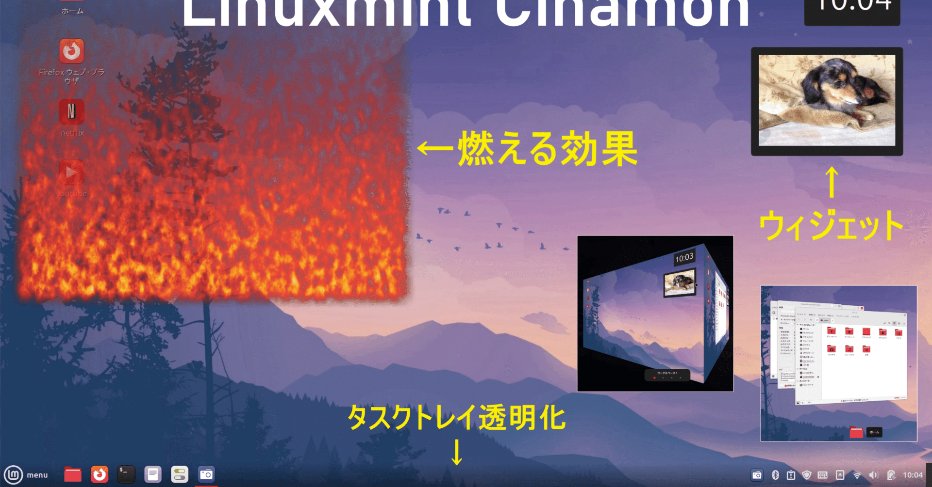 いじってなんぼのLinux『Linuxmint cinnamon』の見た目を面白く、操作