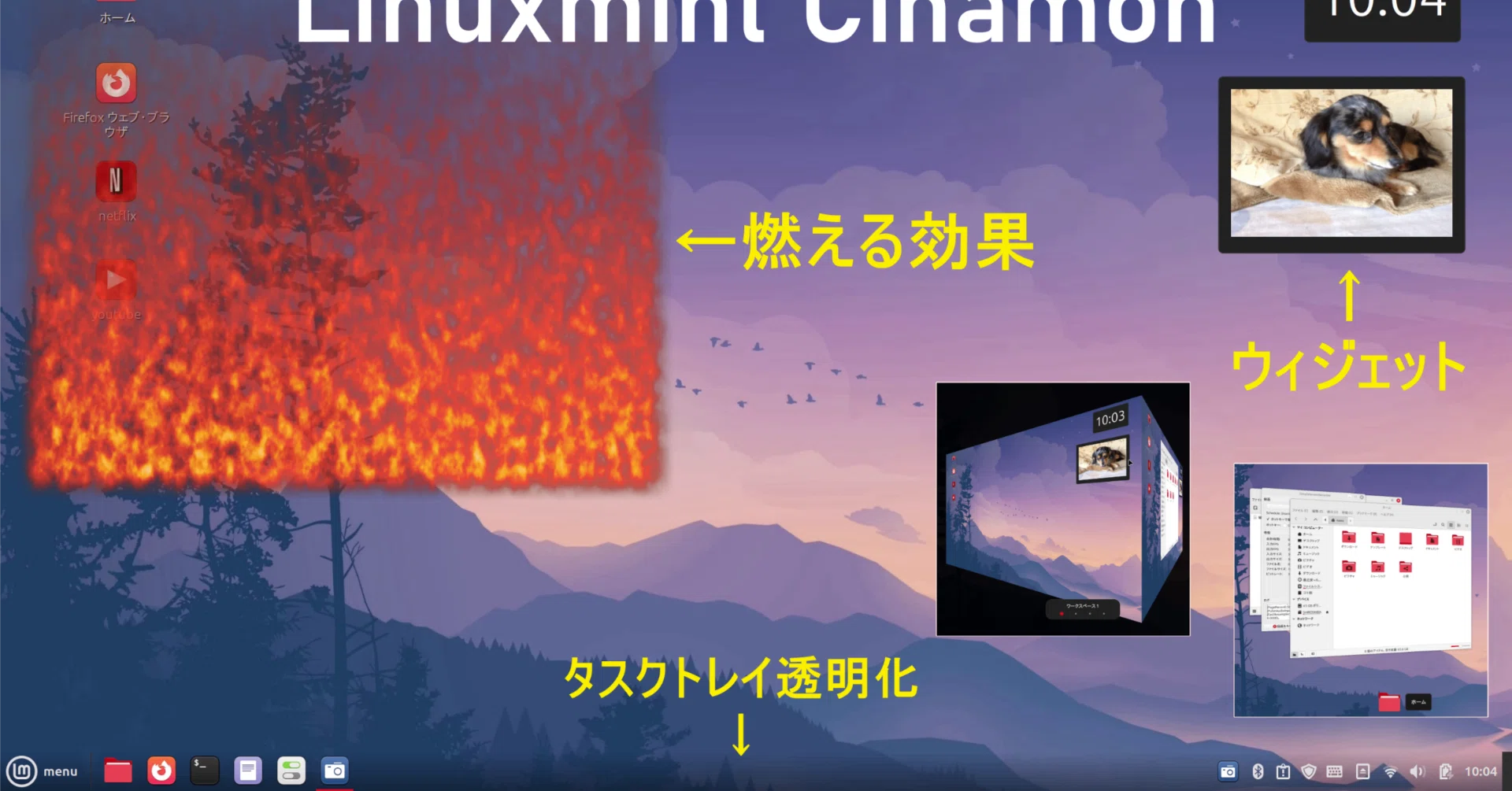 いじってなんぼのLinux『Linuxmint cinnamon』の見た目を面白く、操作