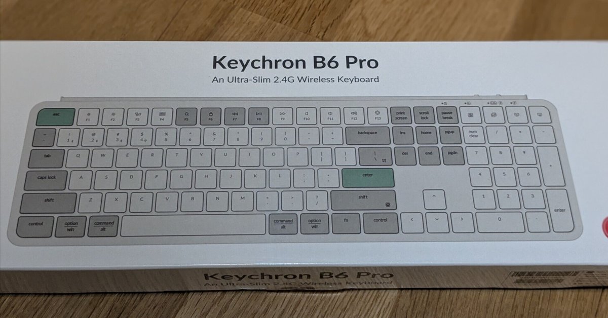 Keychron B6 Pro キーボード本体 レトログリーン Keychron B6 Proを買った！｜なお