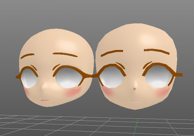 3dキャラモデルの顔をきれいにするためにハイポリモデルのノーマルマップをベイクしてきれいな影になるようにした話 Tenehimu Note