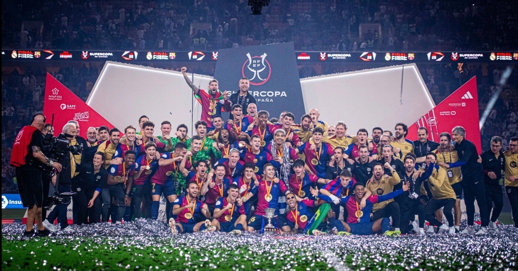 24-25 バルセロナ ハフィーニャ スーペルコパ 決勝仕様 ユニフォーム