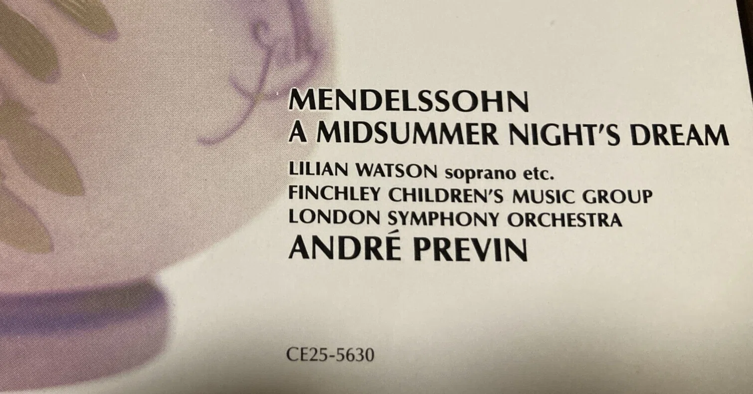 曲目解説】メンデルスゾーン/劇付随音楽「真夏の夜の夢」Mendelssohn/A