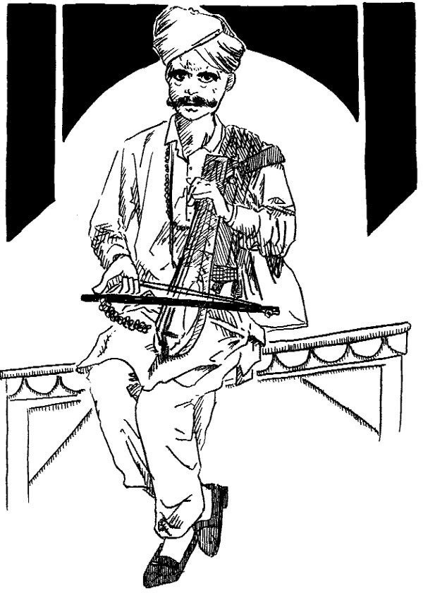 インドの演奏家 昔インドに行った時のイラスト 柳井 政和 Note インドの演奏家 昔インドに行った時のイラスト 柳井 政和 Note