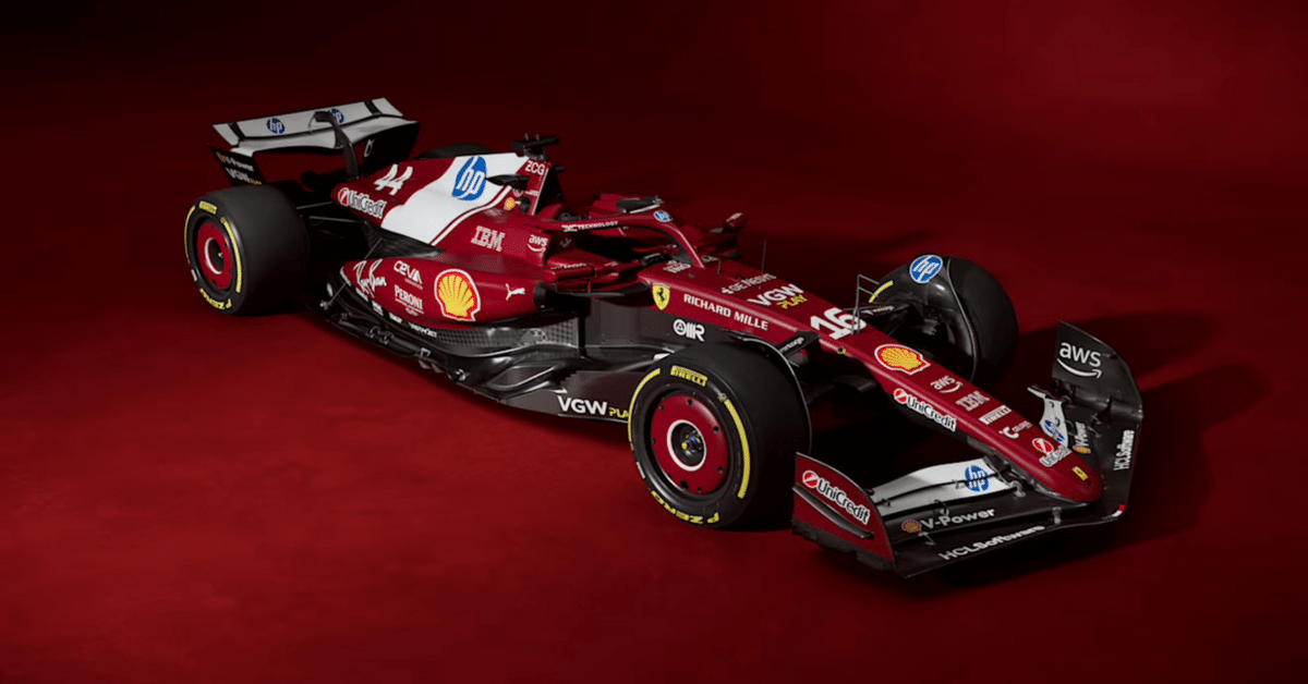 フェラーリ、SF-25をローンチイベントでお披露目！前年度からの