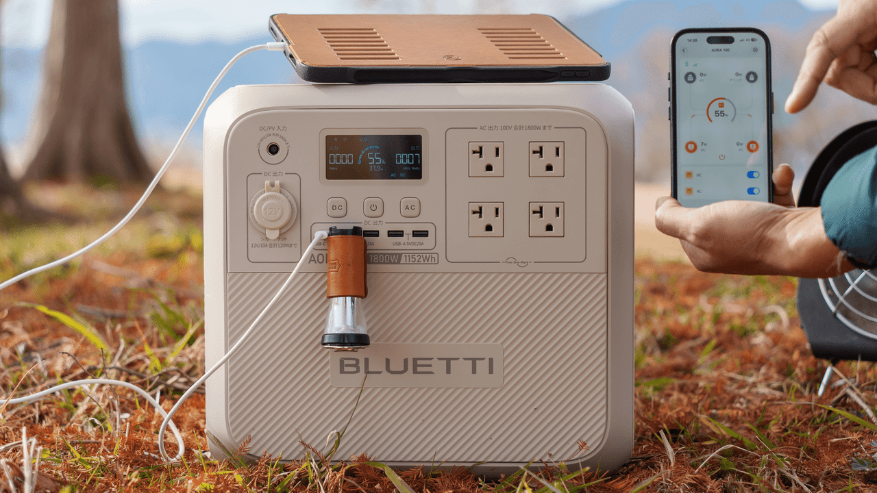 [定価6.7万円]BLUETTI AORA100 ポータブル電源 BLUETTI AORA 100 大容量ポータブル電源 | 防災推奨 |1152Wh