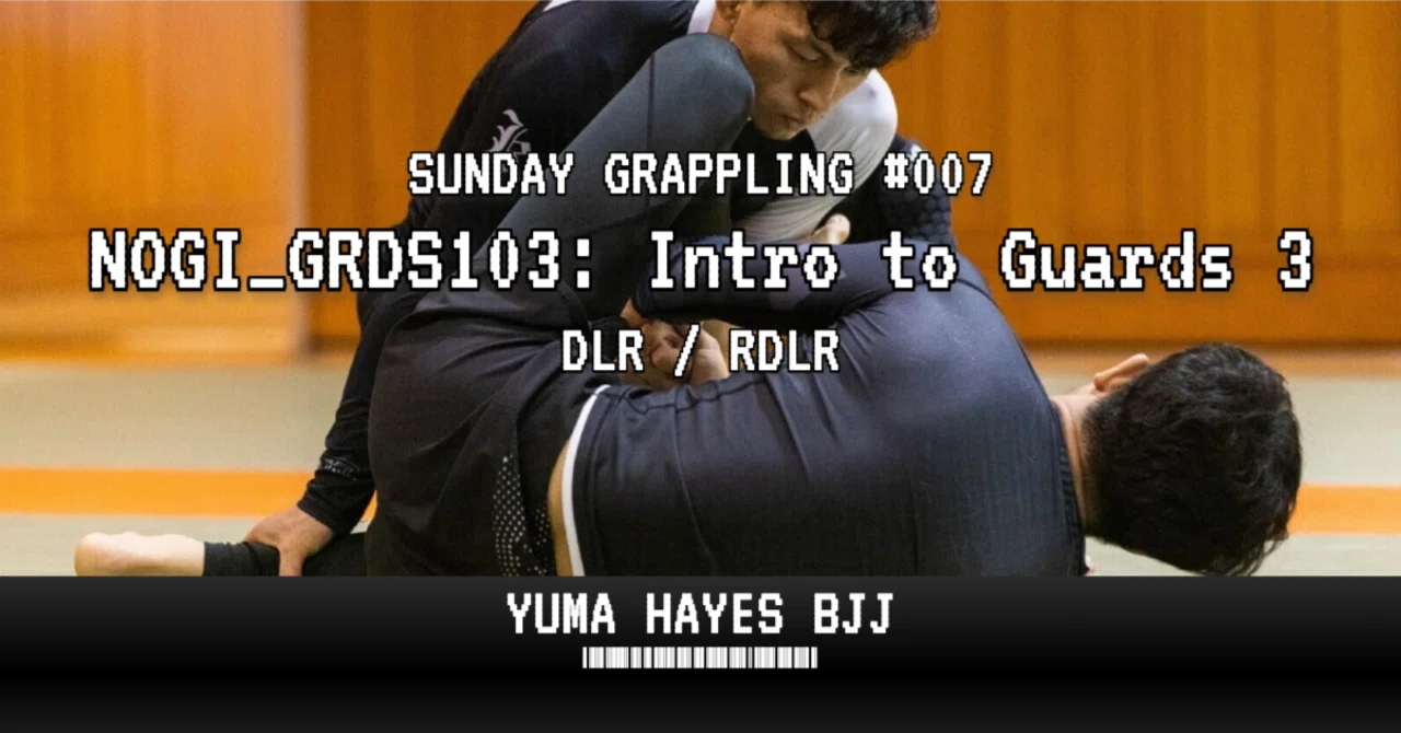 グラップリング#07】ガード基礎：デラヒーバ系｜Yuma Hayes