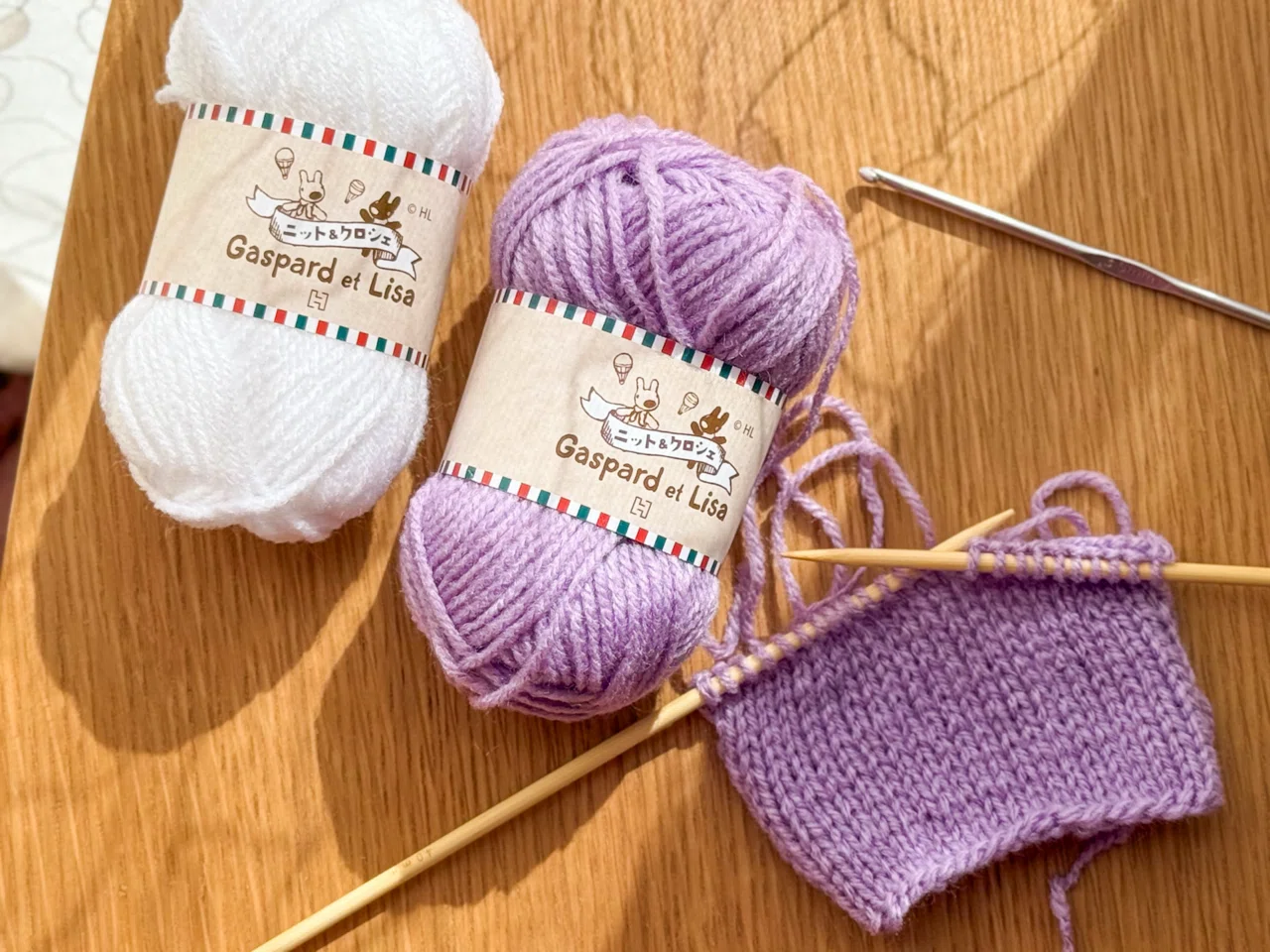 編み物 】Gaspard et Lisa ♡ニットアンドクロシェ｜Claire knitting