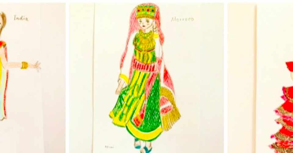 世界の民族衣装イラストを描いた あゆ Note
