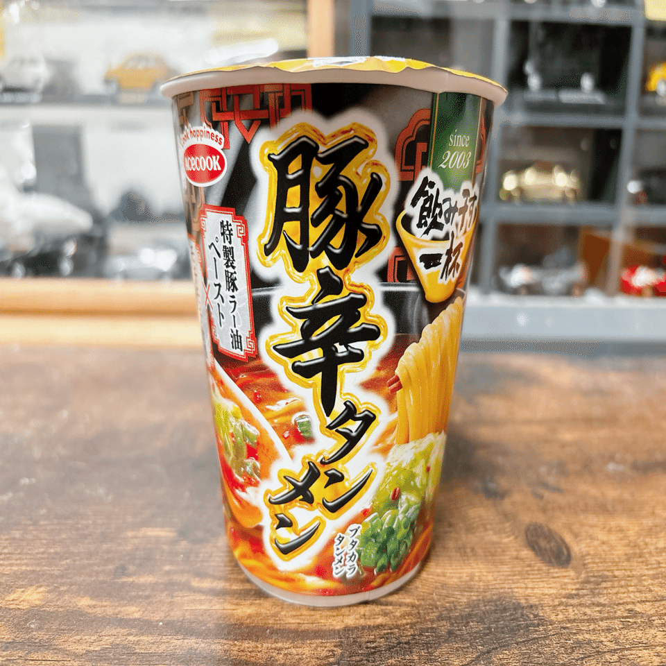 カップ麺格付け#418 飲み干す一杯 豚辛タンメン (エースコック)｜イケ麺