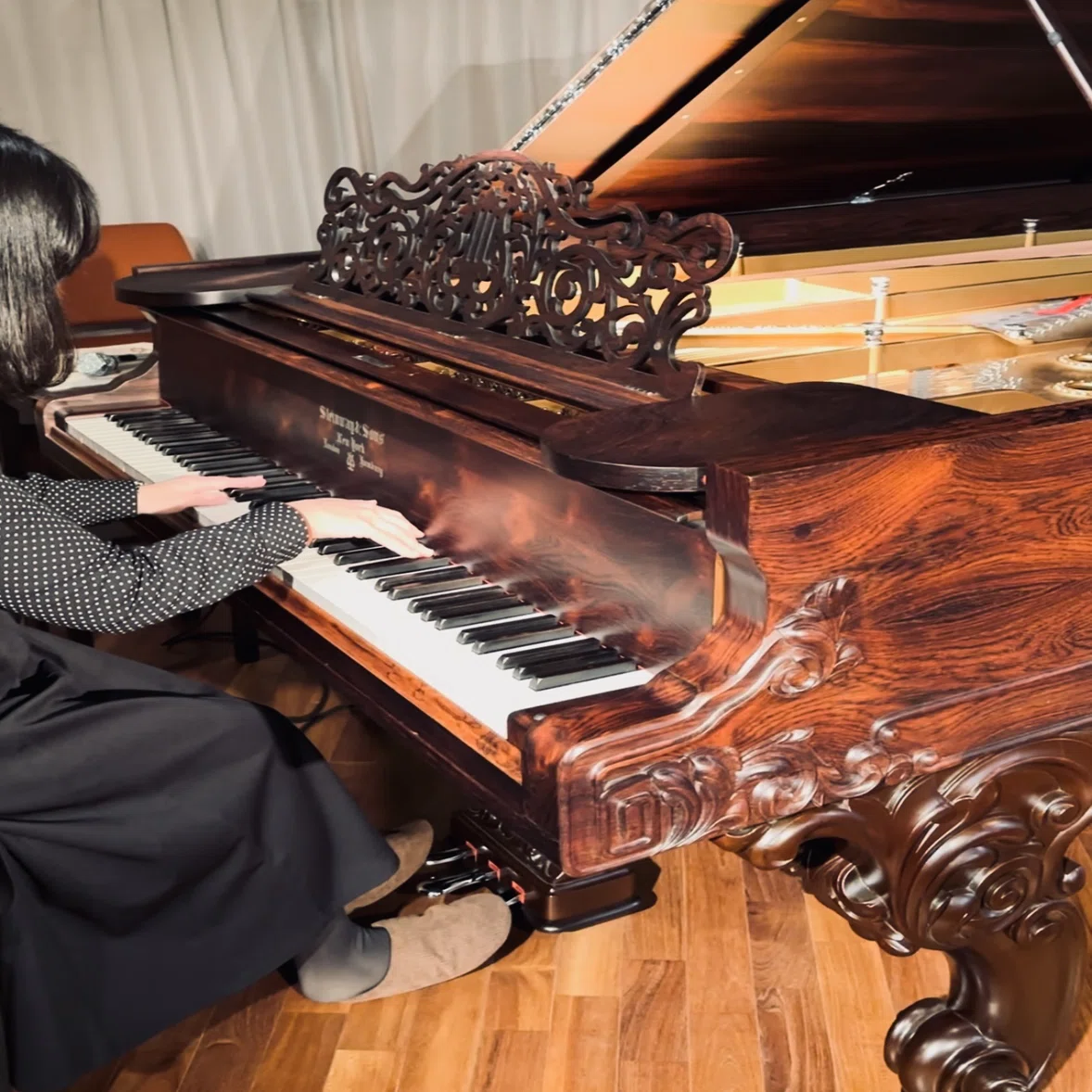 🎹弾かせていただきました】1877年製Steinway & Sons Centennial