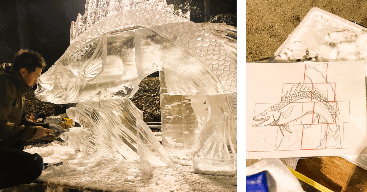 決戦のオールナイト！明治神宮奉納全国氷彫刻展【前編】｜小野田