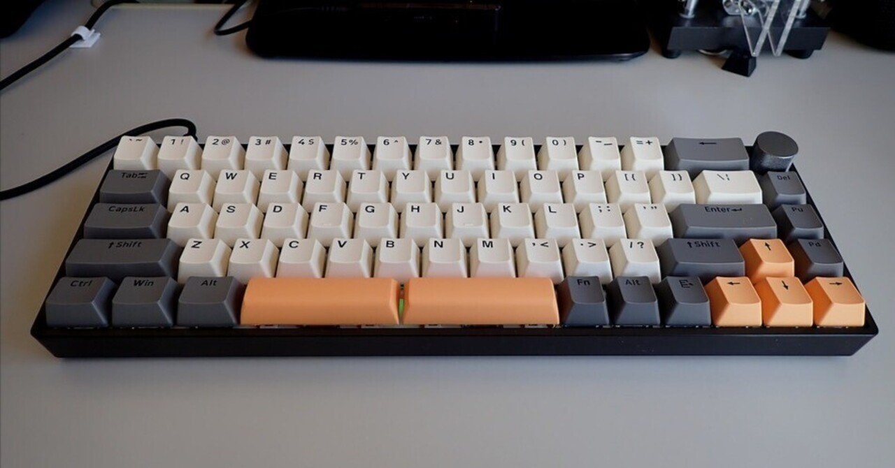 GK68 Q1の親指シフトキーボード化｜JA7RHK