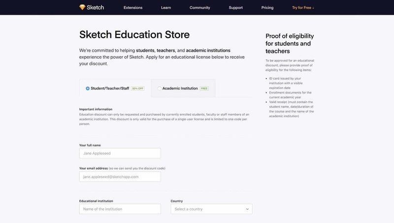 学割 Sketchを学割価格で購入する方法 Sketch Education よーた Yota Suzuki Note 学割 Sketchを学割価格で購入する方法 Sketch Education よーた Yota Suzuki Note