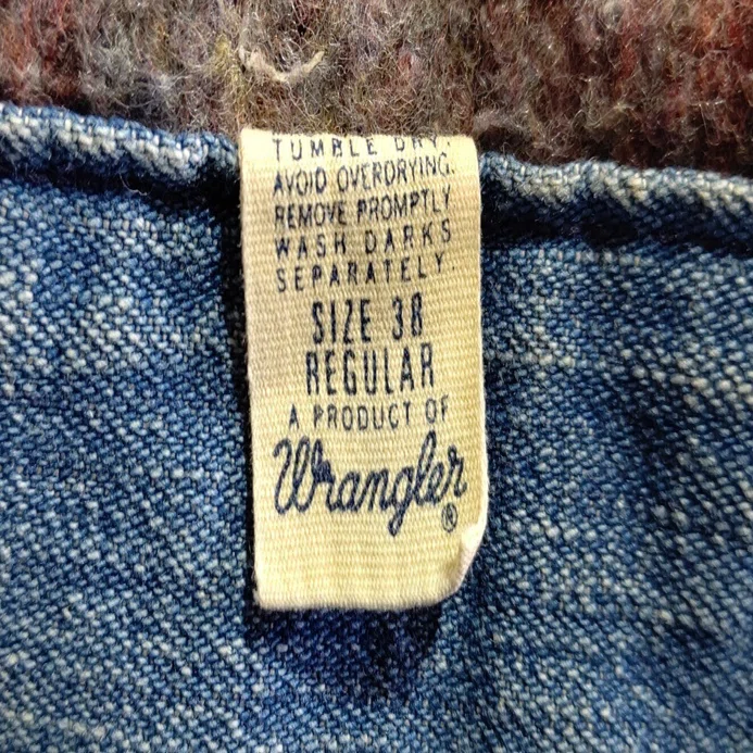 Wrangler🐎カバーオールをレスキューした🟠ブランケットライニング