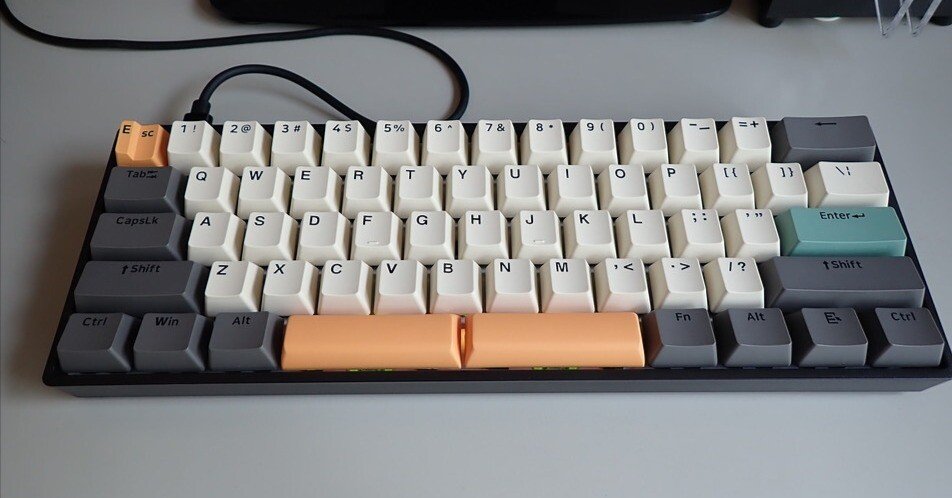 GK61 DSの親指シフトキーボード化｜JA7RHK