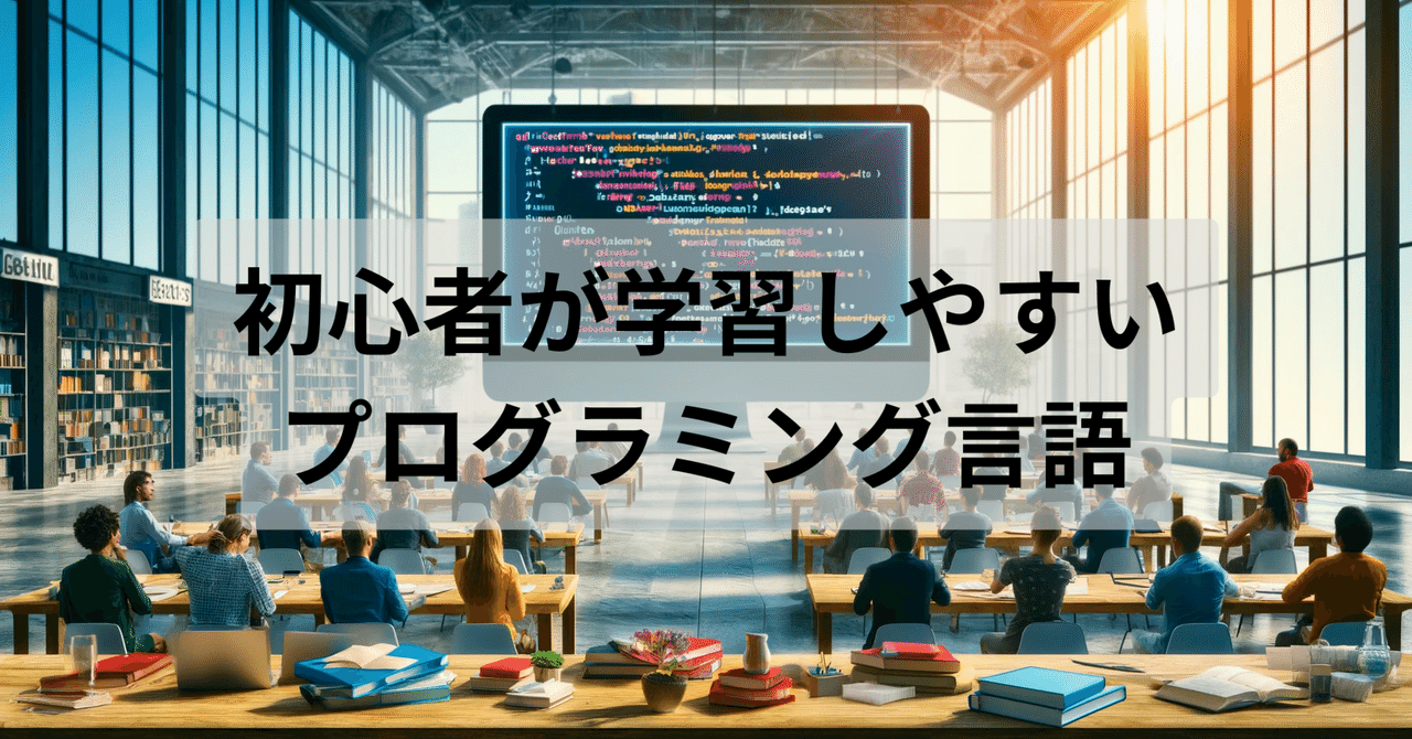 初心者が学習しやすいプログラミング言語｜河合竜也