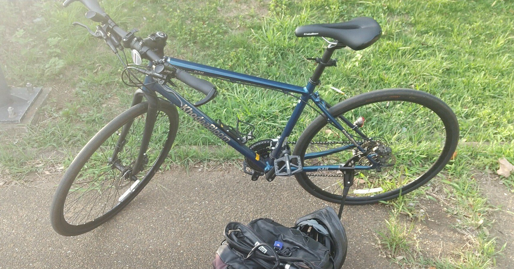 giant ハンドルをクロスバイク化したロードバイク
