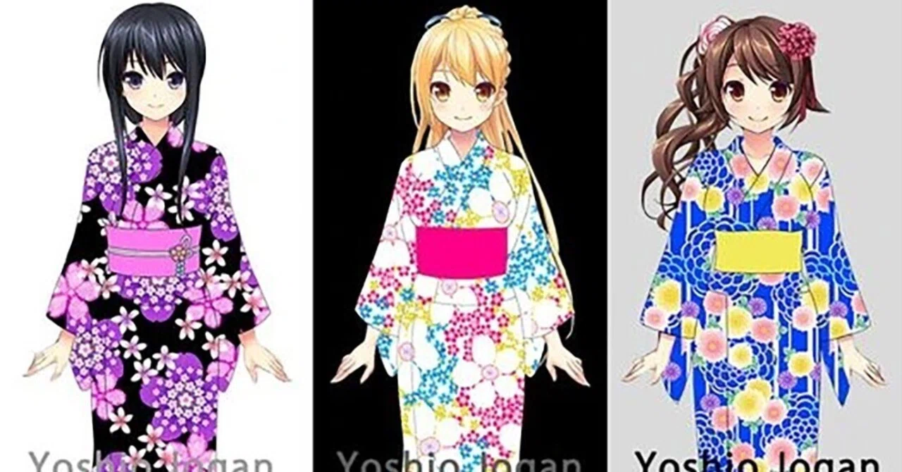 伝統デザインの描き方・着物図案オンライン講座。受講生募集中｜コン