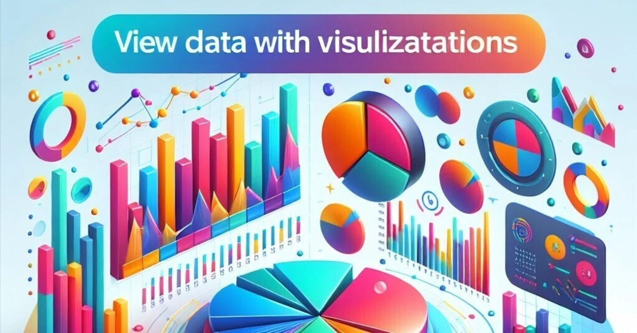 [MS Document Overview] View data with visualizations (charts)｜Shinichi ...