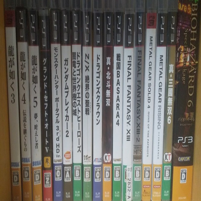 積みゲーを1時間ずつ触って崩したことにしよう(PS3)｜shiony