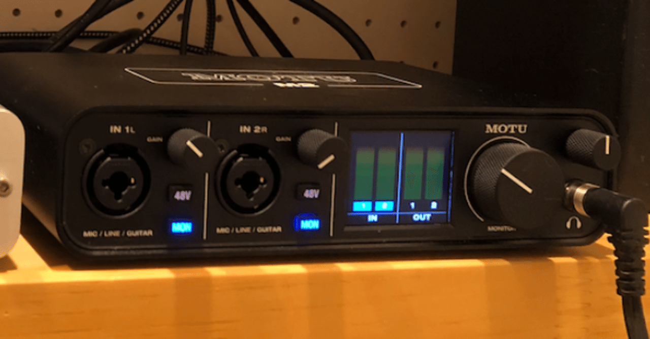 MOTU M2 ファーストインプレッション（音質,iOS,Loopback)｜かつき