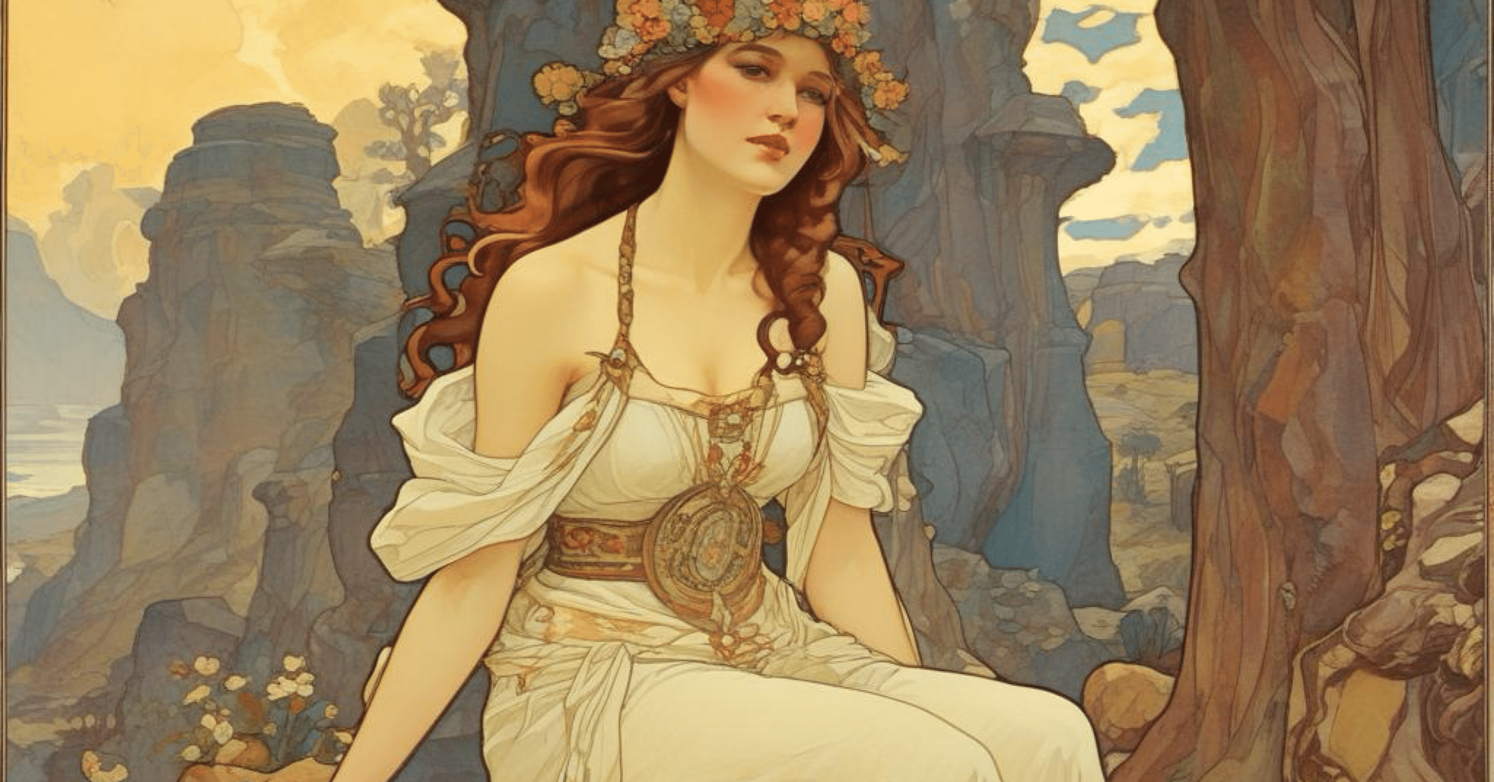 魚座03度｜化石化された森。｜Astrologist Mucha