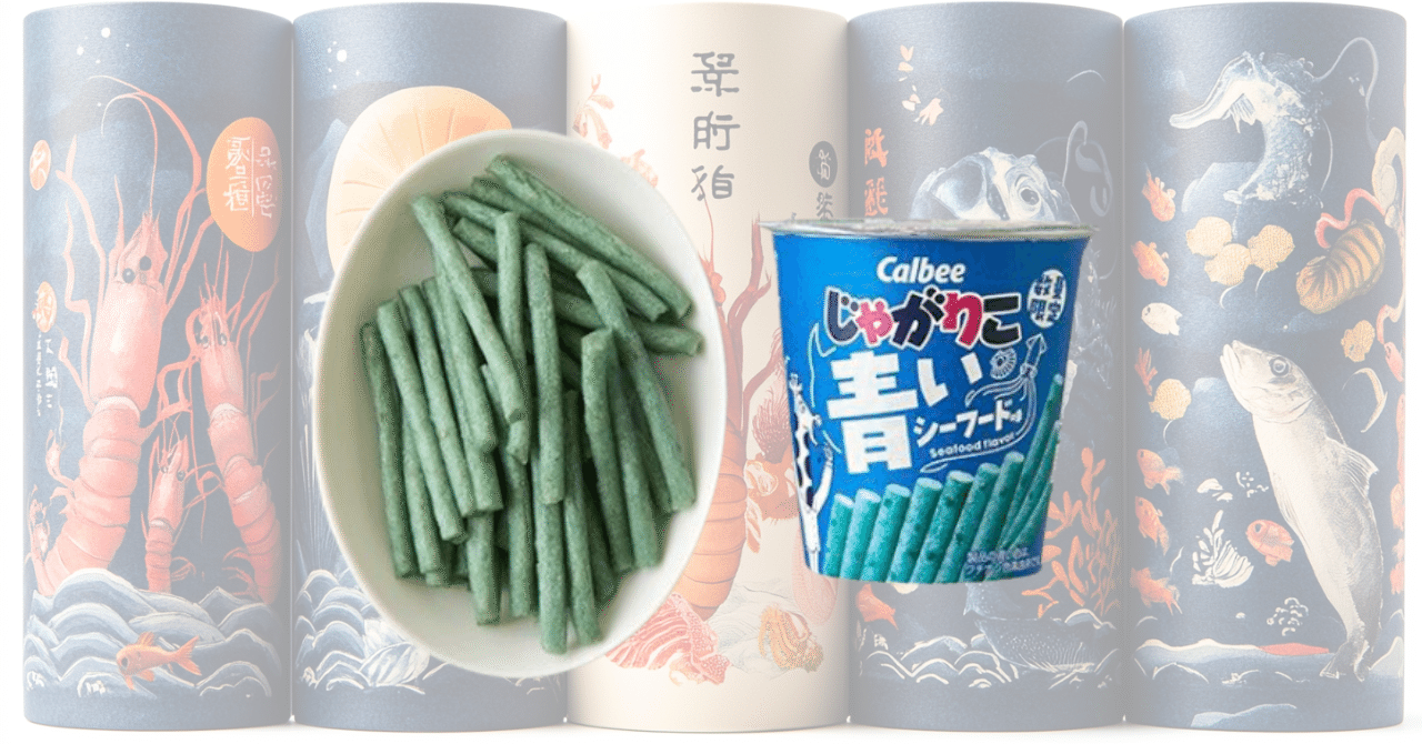 青い じゃがりこ　シーフード味　23個 🌟「青いじゃがりこ シーフード味」2025/2/25ローソン限定登場🌟｜タケ