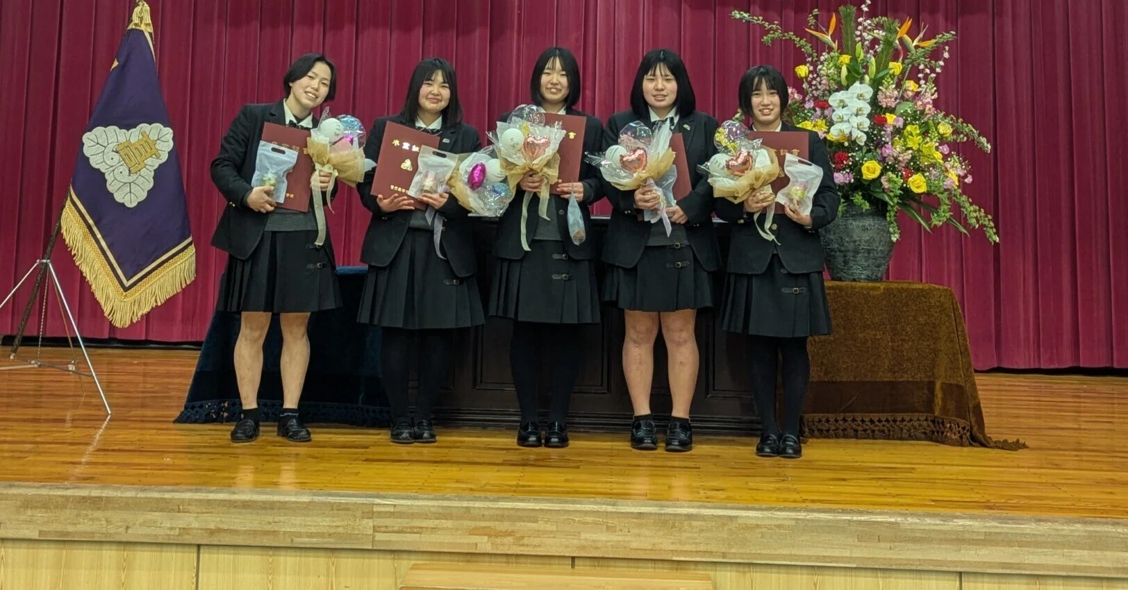 瓊浦高等学校第76回卒業証書授与式｜瓊浦高等学校女子バレーボール部