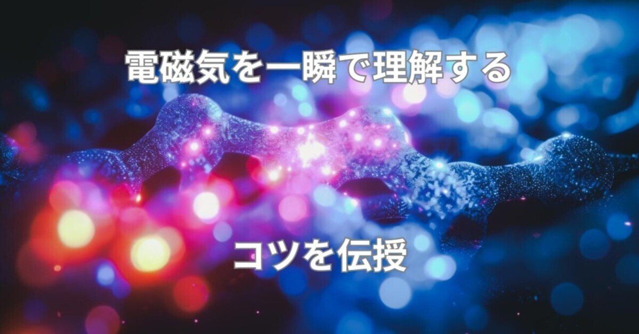 保存版】電磁気がわからない大学生が一瞬で理解できるようになる