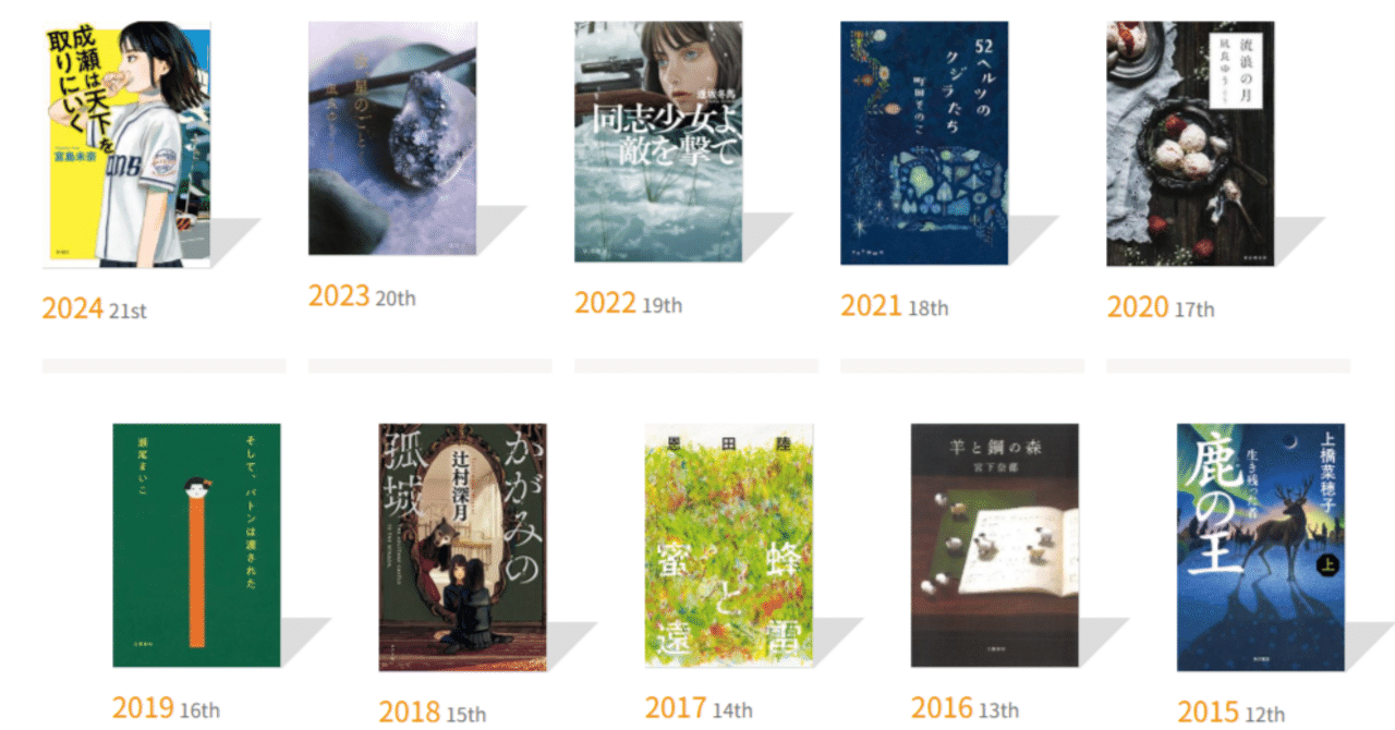 本屋大賞2023 ノミネート全作品（10冊） 2023年本屋大賞 拡材ダウンロード | 本屋大賞