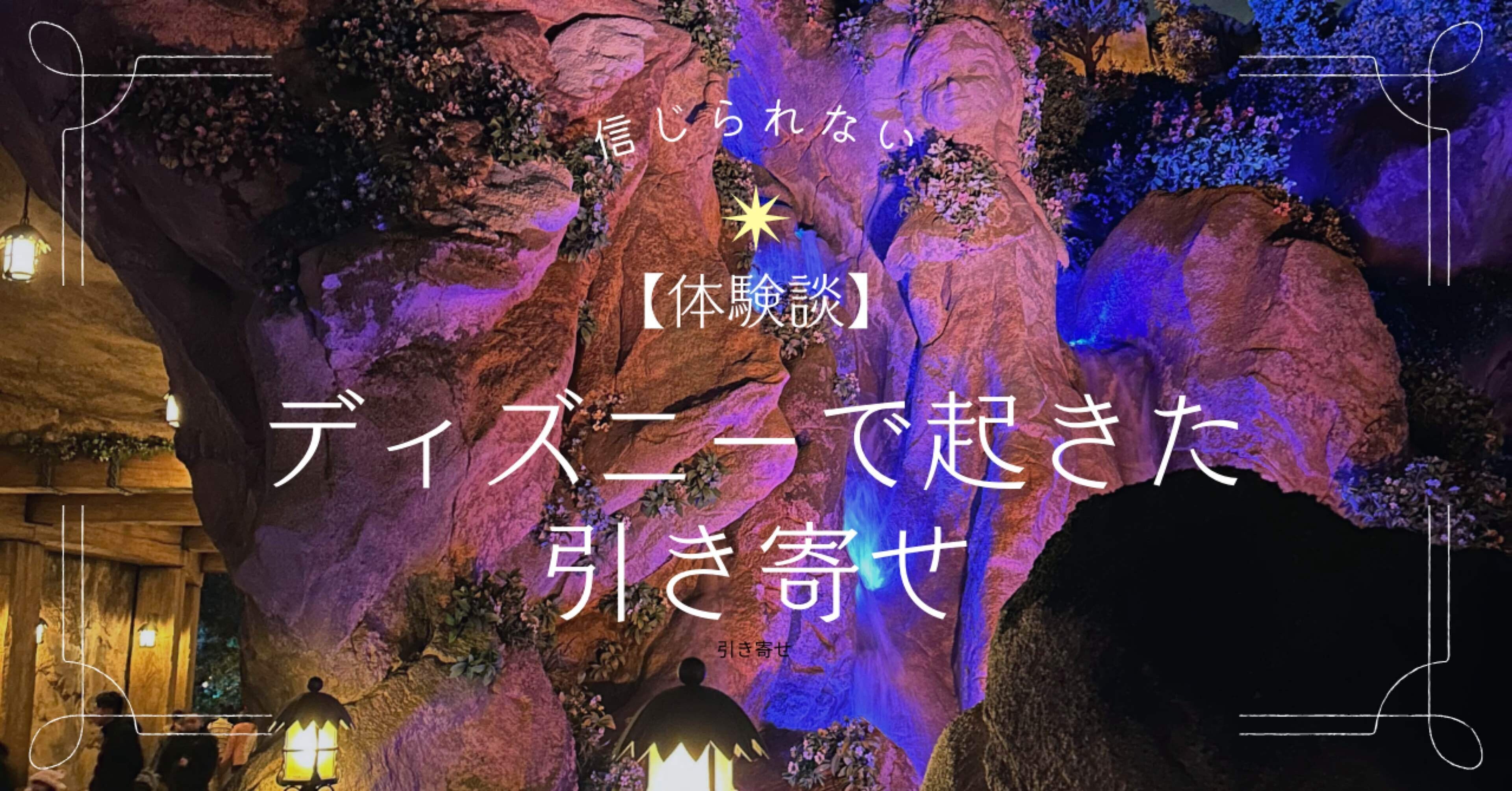 体験談】ディズニーで「引き寄せの法則」が起きた話｜もち麦